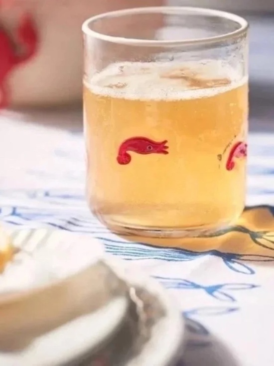 Anthropologie Other - Anthropologie Icon Lola Juice Glass Shrimp NWT NEW
